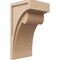 Ekena Millwork 12"W x 12"D x 24"H Wide Viola Rough Cedar Woodgrain TimberThane Corbel, Primed Tan CORUR12X12X24VIORCPR - alternate 1